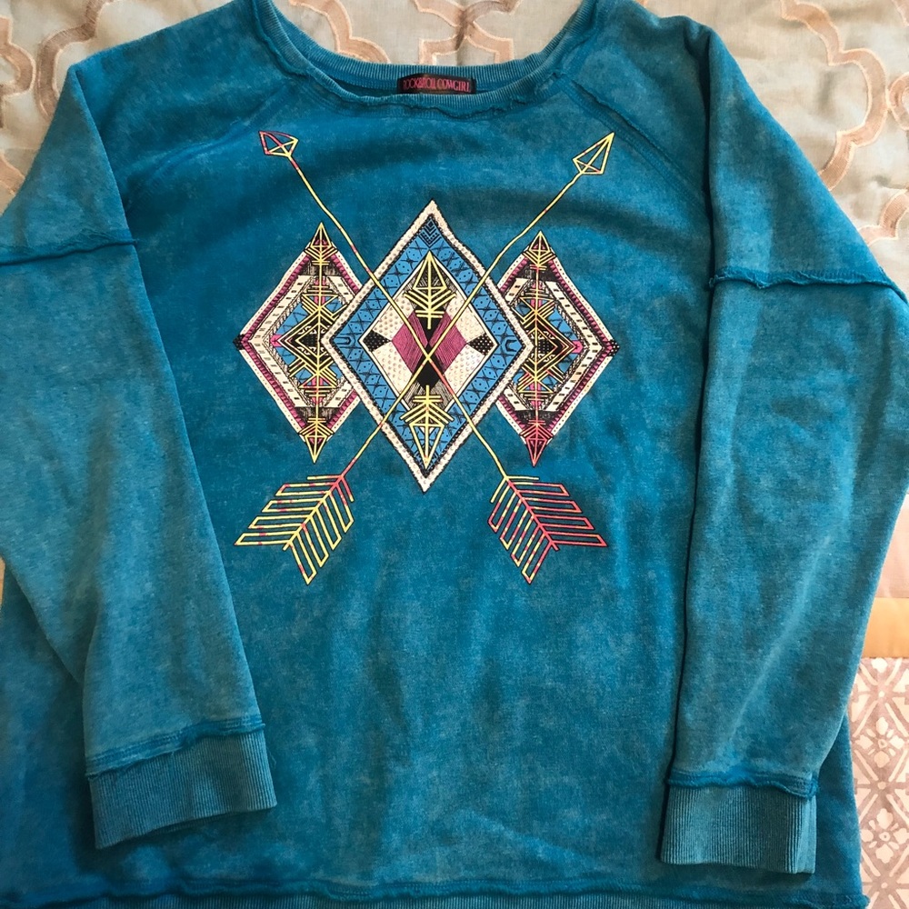 Rock & Roll Cowgirl Oversized Sweatshirt